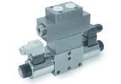 VERTICAL STACKING ON VALVES KVM WITH STANDARD SANDWICH VALVES TO ISO 4401 (NG 6) Hydraulic components - Directional control valves VERTICAL STACKING ON VALVES KVM WITH STANDARD SANDWICH VALVES TO ISO