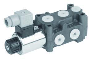 Hydraulic components - Directional control valves 6/2 WAY DIRECTIONAL VALVE KV (NG 6) NG 6 Up to 350 bar [5 076 PSI] Up to 50 L/min [13.2 GPM] Plug-in connector for solenoids to ISO 4400.