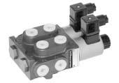Hydraulic components - Directional control valves 8/3 WAY DIRECTIONAL VALVES KV (NG 6) NG 6 Up to 250 bar [3 625 PSI] Up to 50 l/min [13.2 GPM] Plug-in connector for solenoids to ISO 4400.
