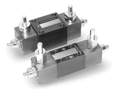HYDRAULICALLY OPERATED (AUTOMATIC) Hydraulic components - Directional control valves 4/2 WAY AUTOMATIC DIRECTIONAL VALVES PKV (NG 6, 10)) NG 6, 10 Up to 210 bar [3 045 PSI] Up to 60 L /min [15.
