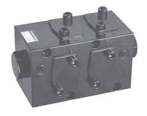 Hydraulic components - Directional control valves 6/2 WAY DIVERTER VALVES KV - HIGH PRESSURE (NG 16) NG 16 Up to 450 bar [6 527 PSI] Up to 300 L/min [79.
