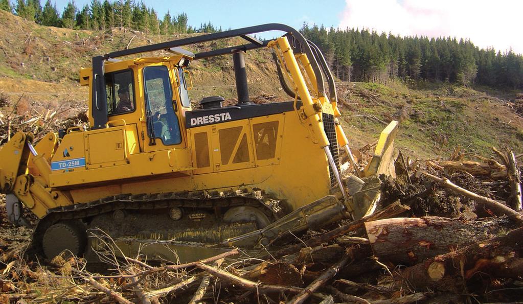 Dressta s dozers are fine-tuned for performance in forestry