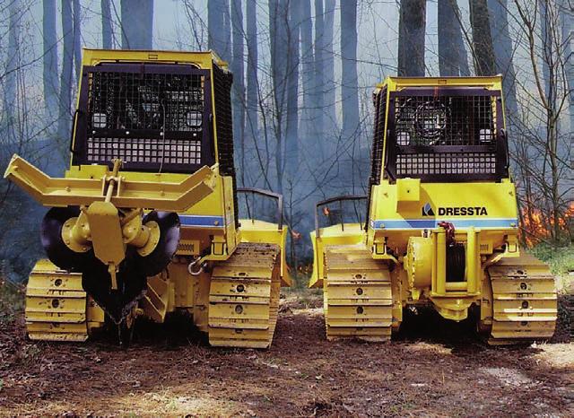 MINIMIZING FIRE RISK Fire is a huge risk in forestry, so Dressta has designed purposebuilt machines to help you manage that risk.