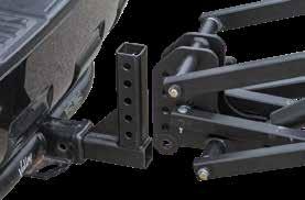 Measure from the bottom of the vehicle hitch to the ground to determine the orientation of the hitch adapter based on the vehicle s hitch ground clearance.