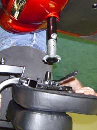 Position your tiller Engage your brake WARNING: Make sure you tighten your tiller to be