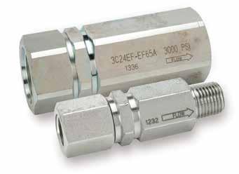 S6C & 3C Series Soft Seat S6C and 3C Soft Seat Check Valves span a wide variety of sizes and end configurations.