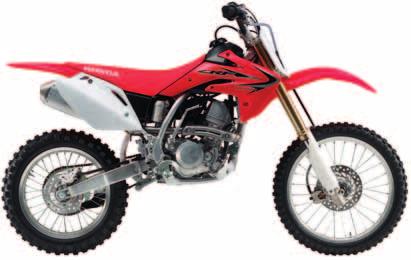 Off Road CRF150R/150RB Engine Type Compression Ratio Valve Train Carburation The Honda CRF150R and CRF150RB (Big Wheel) motocross bikes offer a *Overseas models shown new level of competition!
