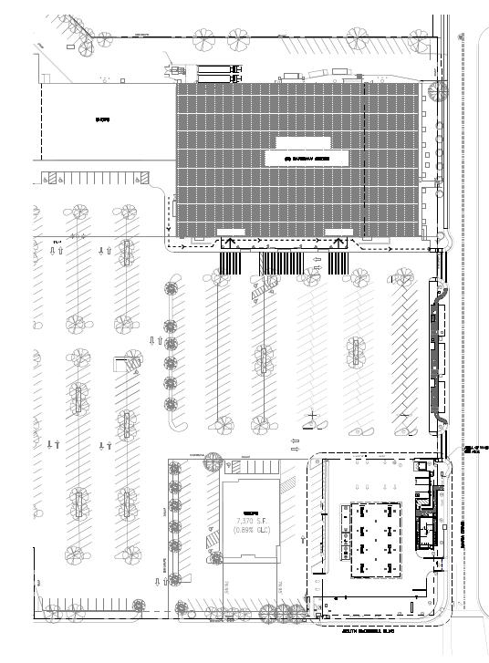 Illustration 1 below shows the locations of the existing Safeway grocery store and the proposed fuel center at the Washington Square shopping center.
