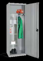 l Additional storage compartments to maximise space. clothing locker PRODUCT CODE SIZE H x W x D mm 722418CD 1830 x 610 x 457 254.