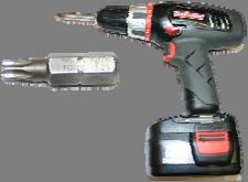 Socket Wrench Screw Gun with T25 Torx bit
