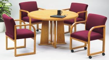 ...............$327 P AVAILABLE in Dark Cherry, Beech, late, Pewter and Taupe Please Inquire u Guest Chair with Casters R1401C3.