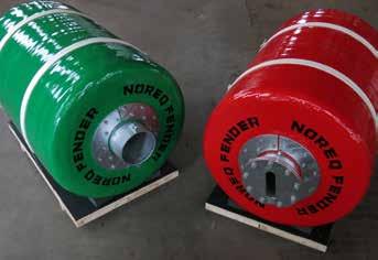 Double tyre netting for FPSO 3.