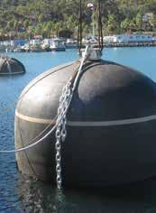 Chain support Buoys - buoyancy 2500 kg for FPSO