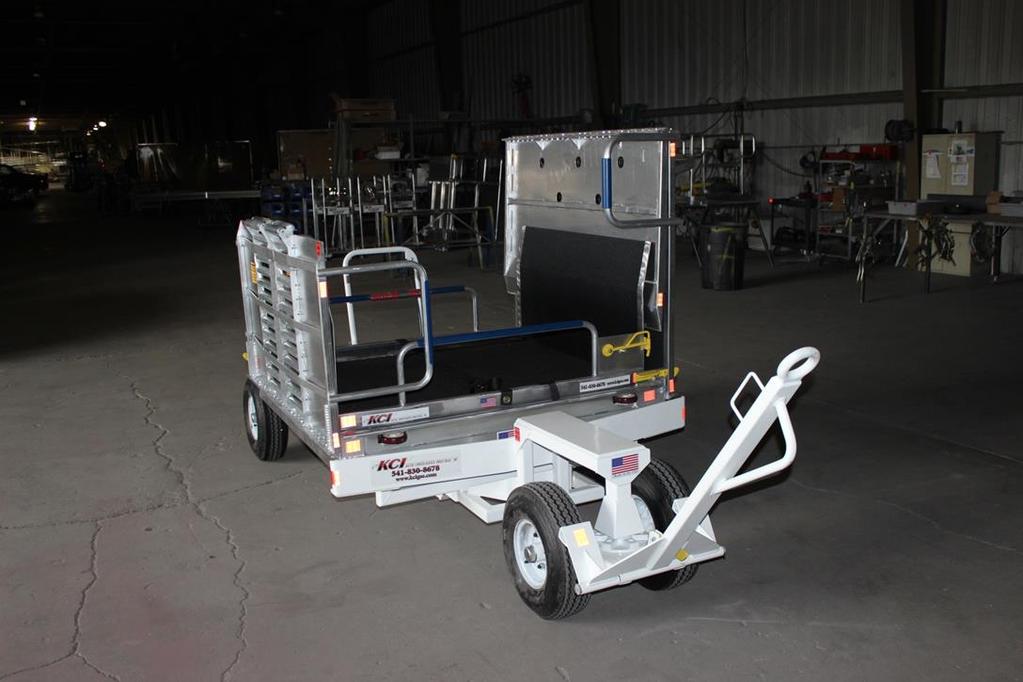 Overview The KCI Wheelchair Trailer lift was designed to aid in the loading and unloading of powered wheelchairs to and from the aircraft cargo hold.