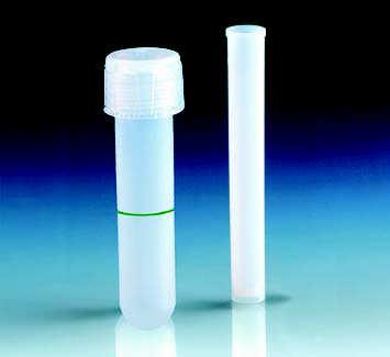 With ring mark at 10ml 15 110 22 1 103897 Without ring mark 15 110 22 1 1038971 Sample vials, PFA 65 For sample preparation,