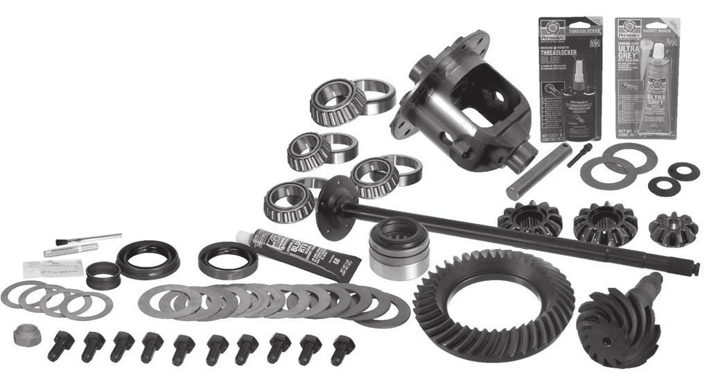 Product Offering Light Duty Differential Products Bearing & Seal Rebuild Kits Ring & Pinion Sets