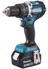 18v Lithium-ion 18v LXT rushless Combi Drill DHP480 DHP484 Max in Steel 13mm Max in Wood 38mm Max in Masonry 13mm Chuck Capacity 1.