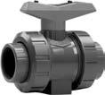 Manual Ball Valves P/L 38 : ype 546 rue Union Ball Valve-CPVC Solvent Cement Socket/hreaded NP Size Part Number/ $ List/ea.