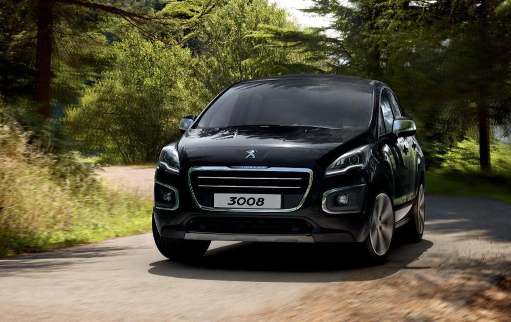 308 MOTABILITY 3008 The stylish 3008 Crossover gives you the best of both worlds - a practical, comfortable family car with an adventurous spirit and a higher driving position.