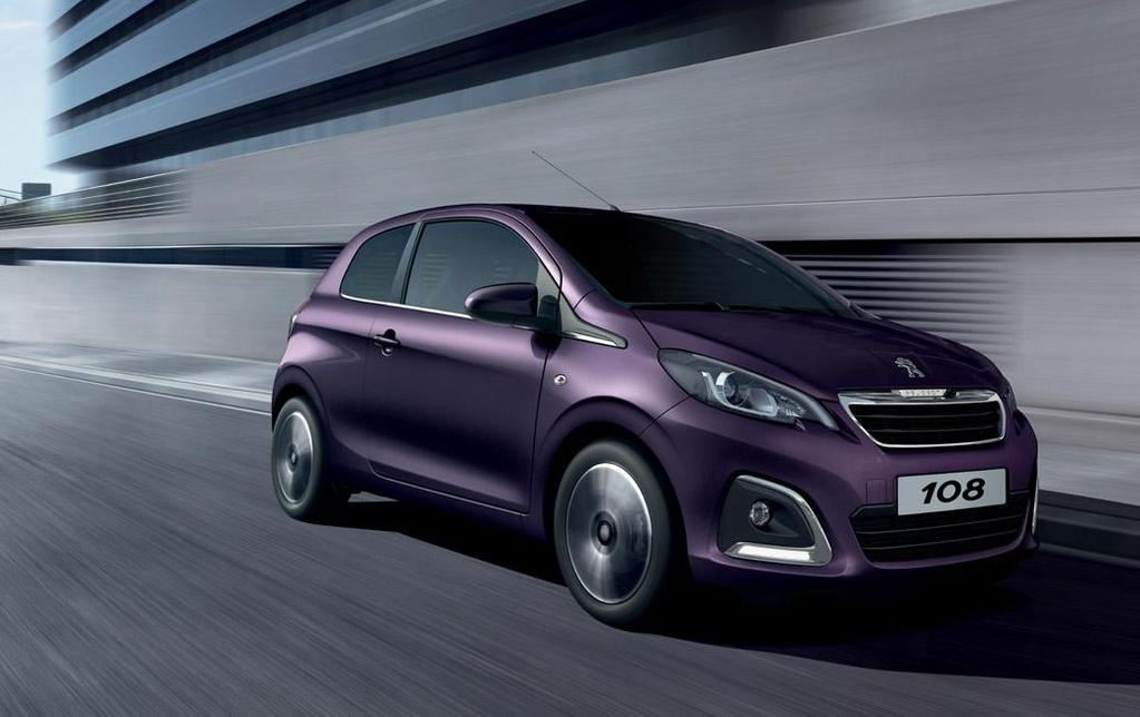 108 MOTABILITY 108 Peugeot s stylish new compact city car is here! Introducing the New 108. Chic, full of character and with a multitude of options, the hardest part is choosing!