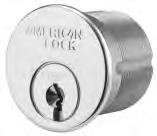 Door Hardware Edge TM Key Control Available in the full range of American Lock Commercial products Commercial padlocks & cylinders Rim, Mortise & Door Hardware cylinders - Exceed ANSI/BHMA A156.