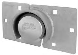 rekeyable cylinder performs extremely well in external applications AH10 Series Non-rekeyable solid steel padlocks where