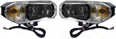 0 Plug for Nite Saber Harness LED technology increases road illumination Strong poly lens and housing Approx. ft.