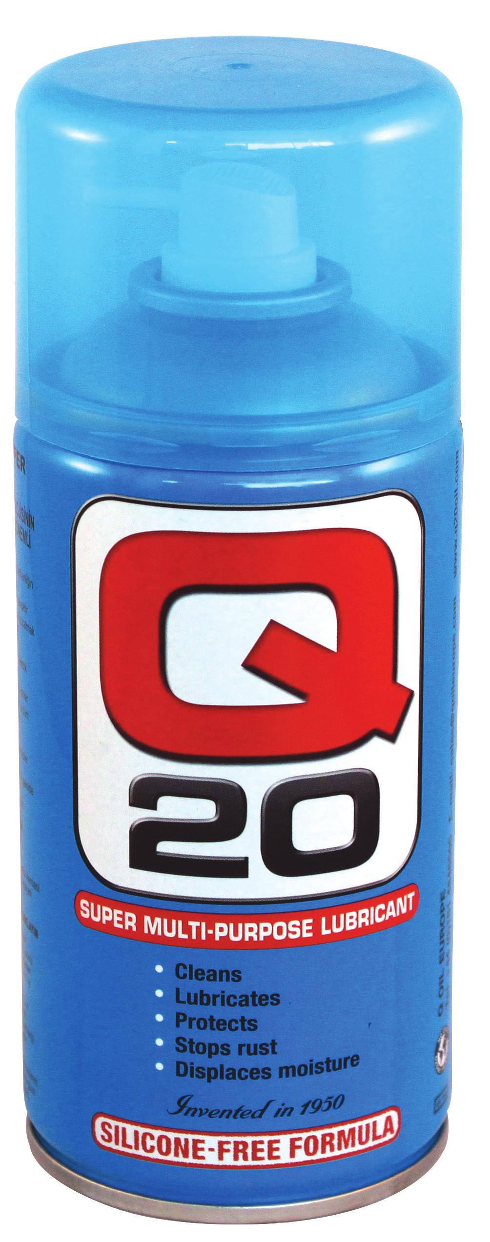 20 super multi-purpose lubricant displaces moisture stops rust lubricates Cleans ProteCts stuck in a tight spot?