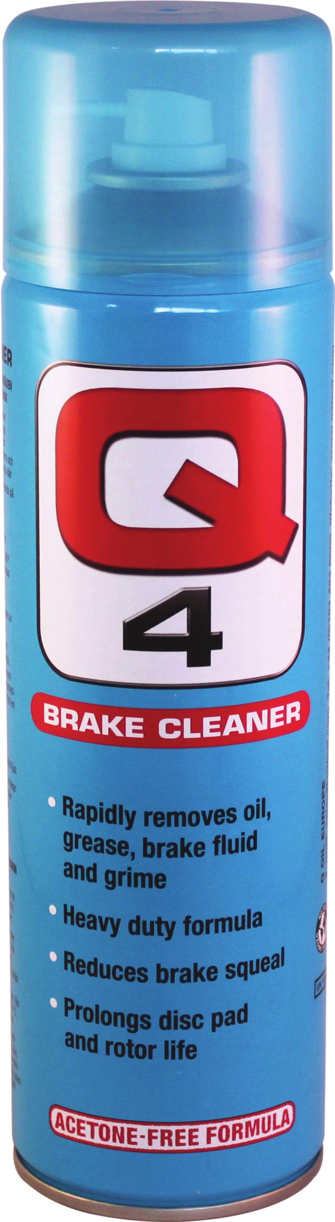 4 heavy duty brake Cleaner rapidly removes oil, grease, brake fluid & grime reduces brake squeal Prolongs brake life water free formula stuck