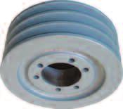 / 140 mm, 2 Groove, A Section, Aluminum 1.4 lbs. ZP160 6.30 in. / 160 mm, 2 Groove, A Section, Aluminum 1.8 lbs.