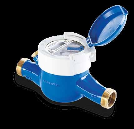 As well, no water, and hence also no suspended particles, can reach the dial level of the water meter.