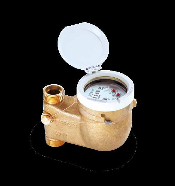 Multi-jet wet dial meters Multi-jet dry dial meters MNK-ST and MNK-N-ST Multi-jet wet dial meters for cold water in a riserpipe design For installation in vertical pipelines with an upwards flow