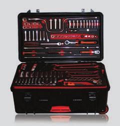 The tool kits consist of the highest quality tools, two-tone