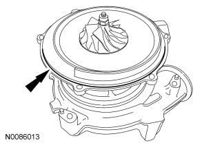 Page 3 of 7 If the turbocharger is oil coked, proceed to Turbocharger Cleaning. Center Housing Rotating Assembly (CHRA) Replacement 1.