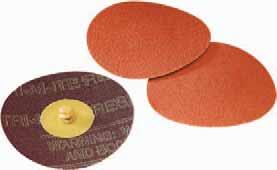 For grinding under higher pressures, or where fast cut rates and long life are critical, select a coated abrasive disc that contains 3M Cubitron