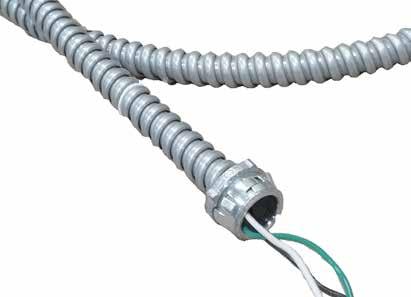 Flexible metal conduit provides more