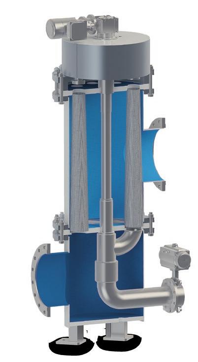 Back-flushing function Back-flushing Phase 1 E J 1 Simultaneously during filtration Phase 1 of back-flushing Removing the contamination particles Back-flushing in general: The gear motor E rotates