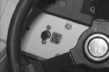 OPERATION HORN BUTTON The horn button operates the horn. Sound: Press the button. IGNITION SWITCH The ignition switch starts and stops the engine with a key.