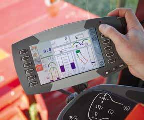 Brains of the FieldMax WR Series on-board terminal, FieldMax, lets you control all of the windrower s main functions, including: Header speed Header load monitor L/R header flotation/tilt/height