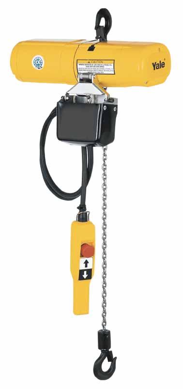 Hoisting Equipment Electric chain hoists Festooned cable systems see pages 138-139. Depicted chain container optionally available.