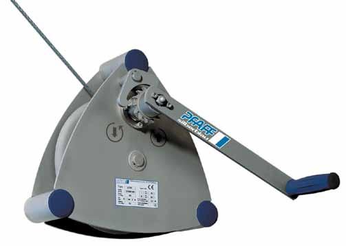 Hoisting Equipment Manual winches Wall-mounted winch model SW-W ALPHA Capacity 300-1000 A versatile wall-mounted winch for an easy lifting of loads.