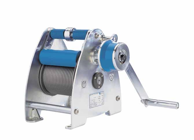 Hoisting Equipment Manual winches Pfaff winches are not designed for passenger elevation applications and must not be used for this purpose.