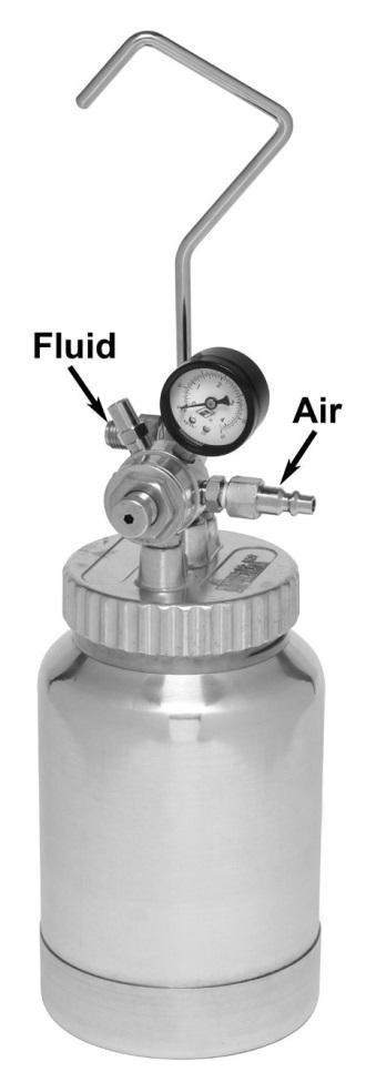 5 Using Pressure Pots With Turbine Systems There are many advantages to using pressure pots with a turbine system. Apollo Sprayers have made this very easy with our fluid feed systems, 4500 and 4550.