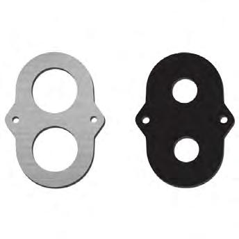 (2) A/C Hose Fenderwell Brackets 646967 (2) 5/16 Nuts Firewall Cover Plate 646954 Rubber Boot 338611 Core Support Side Firewall