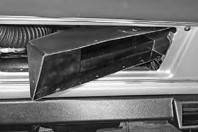 NOTE: If the glove box door hinge holes do not line up to the correct locations, slightly notch the corner of the hinge where it hits the glovebox (See