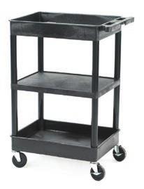 40 Multi Purpose Trolleys FREE Super strong polyethylene trolleys Easy to clean & versatile - will not rust, dent or chip Manufactured from non conductive polyethylene which will not pass an