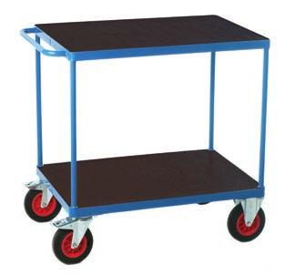 PROMPT DELIVERY 2 Tier Shelf Trolley Size L.W.H. Shelf Heights Plat. Size Weight Code Price 1100.700.980 320 / 960 1000.700 55 kg GI230H 273.