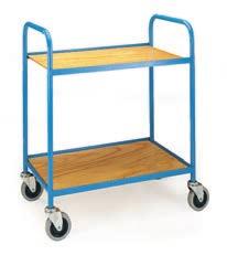 68 Tray size: 755L x 450Wmm Tubular steel frames with easy to clean, removable trays Handle height: 980mm 125kg load capacity WT1303