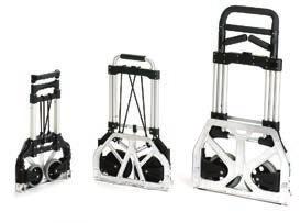 85 - Compact Sack Truck Aluminium frame with a folding steel toe plate Easily