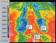 Infrared images have been taken behind numerous machines and are shown below.